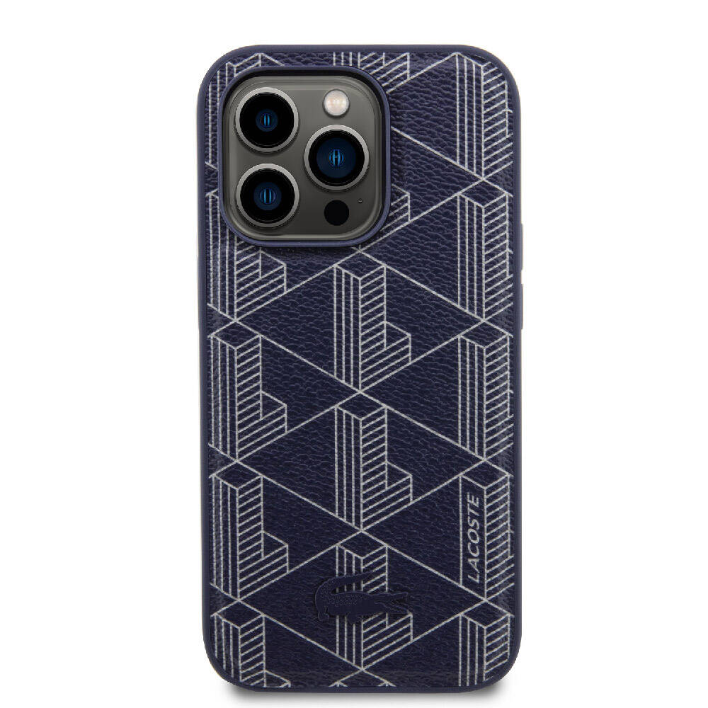 Lacoste iPhone 15 Pro Orjinal Lisanslı Magsafe Şarj Özellikli PU Deri Görünümlü Karışık Monogram Desenli Telefon Kılılfı - 13 Lacoste iPhone 15 Pro Orjinal Lisanslı Magsafe Şarj Özellikli PU Deri Görünümlü Karışık Monogram Desenli Telefon Kılılfı - 13